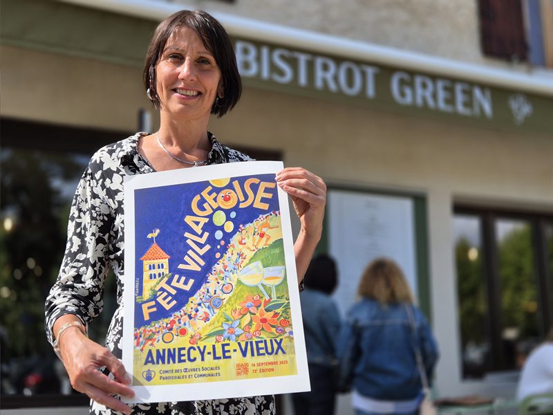 Le Bistrot Green présente l'affiche 2025 de la Fête Villageoise