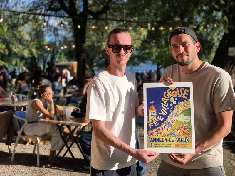 Le Cabanon présente l'affiche 2025 de la Fête Villageoise