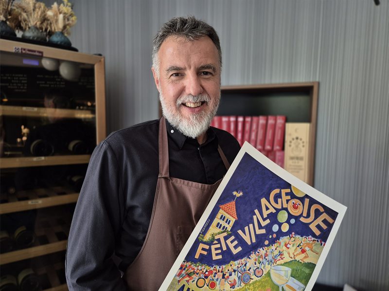 La Maison Benoît Vidal présente l'affiche 2025 de la Fête Villageoise